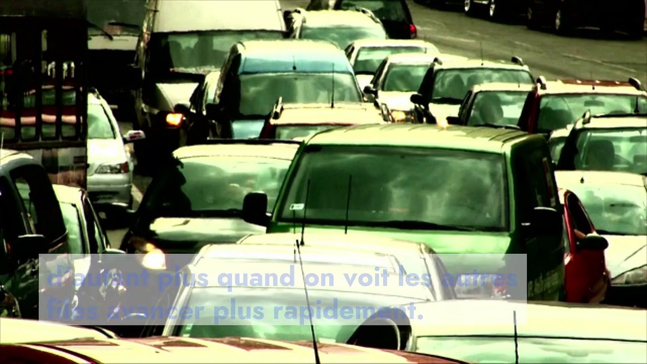 Embouteillages : changer de files ne permet pas de gagner plus de temps