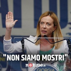 Download Video: Giorgia Meloni al comizio di Vox: “Non siamo mostri impresentabili, ci votano milioni di cittadini”