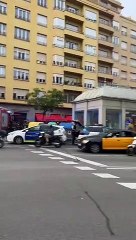 Grave atropello en la plaza Molina de Barcelona