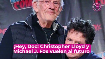 ¡Hey, Doc! #ChristopherLloyd y #MichaelJFox vuelen al futuro⌛