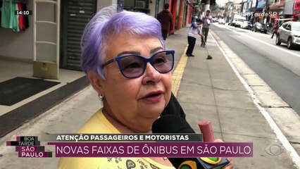 Novos corredores de ônibus em São Paulo 10/10/2022 14:40:36