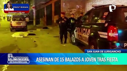 Asesinato en SJL: acribillan de 15 balazos a joven luego de salir de una fiesta