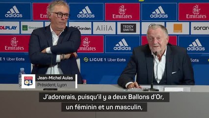 Lyon - Aulas félicite déjà Benzema pour le Ballon d'Or et veut qu'une Lyonnaise l'empoche aussi
