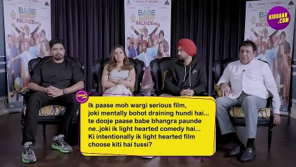 Unbelievable Interviews Babe Bhangra Paunde Ne Movie/ Diljit Dosanjh, Sargun Mehta Full Interview      Kiddaan