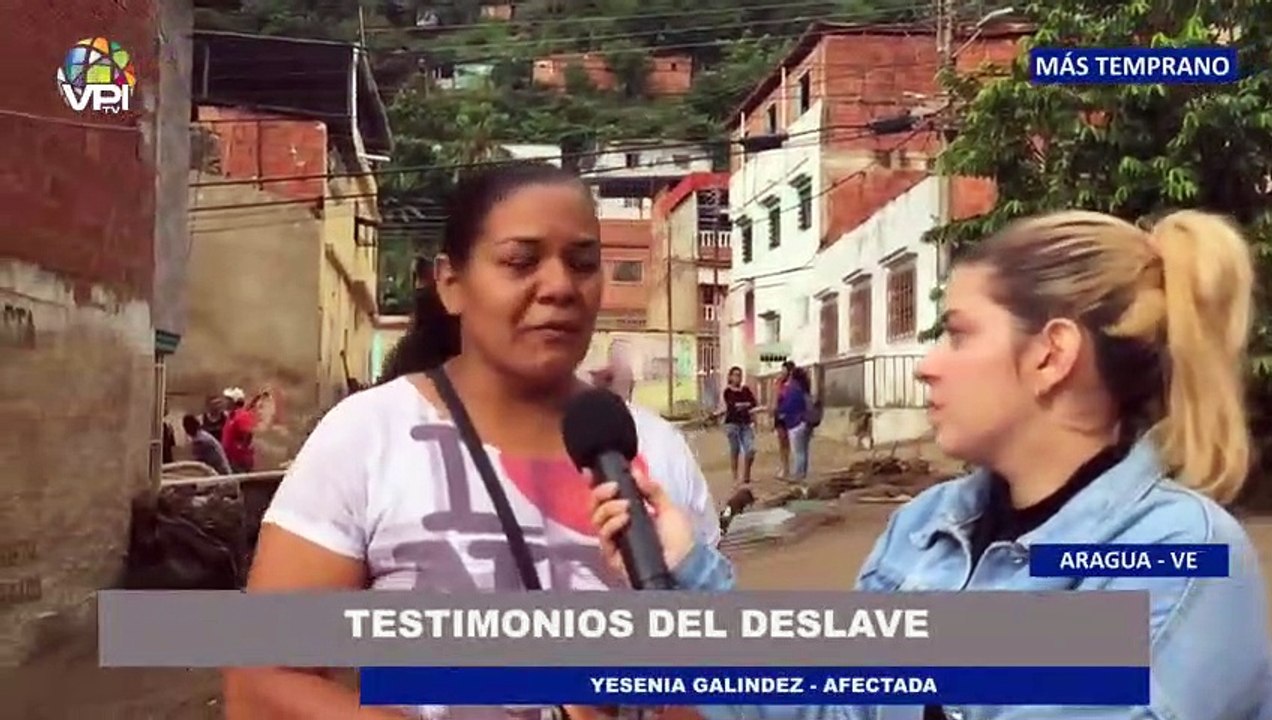 Testimonios del #Deslave en #Tejerías: "A mi cuñado se lo llevó el agua" - #Aragua - #Venezuela
