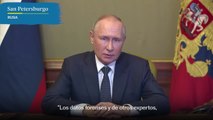 Putin asegura que Moscú responderá con fuerza a los ataques ucranios