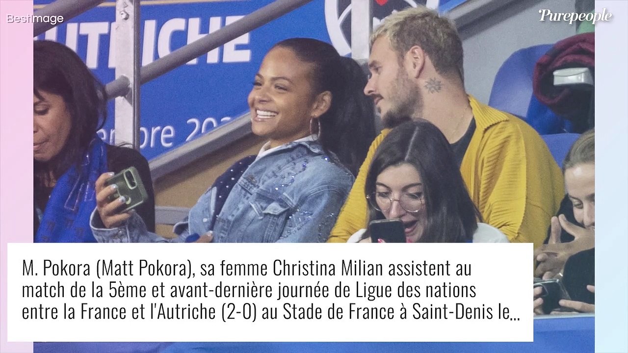 Christina Milian ventre à l'air et très hauts t...