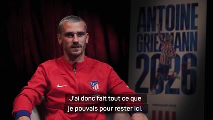 Atlético - Griezmann jusqu'en 2026 : "J'ai tout fait pour rester ici"