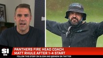 Carolina Panthers Fire Head Coach Matt Rhule After Poor Start