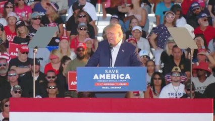 Donald Trump señala que la "estupidez" de Joe Biden traerá la Tercera Guerra Mundial