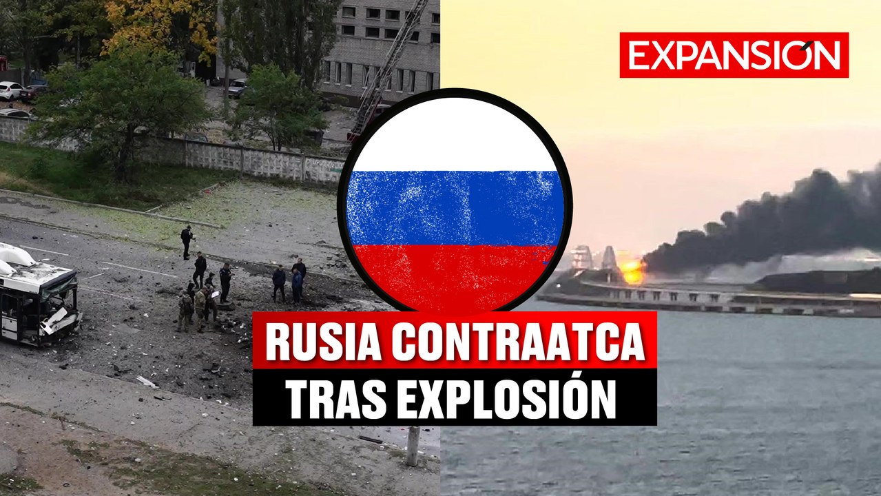 RUSIA BOMBARDEA a UCRANIA TRAS EXPLOSIÓN en PUENTE de CRIMEA | ÚLTIMAS NOTICIAS