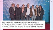 Festival Cinéroman : François Cluzet très complice avec sa femme Narjis face à Yvan Attal et Pierre Arditi