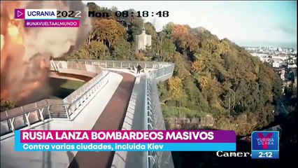 Rusia lanza bombardeos masivos contra ciudades ucranianas