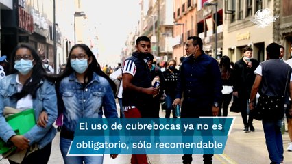 Cubrebocas, pruebas y vacuna antiCovid ya no son obligatorias  para regresar a trabajar