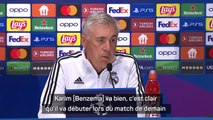 Groupe F - Ancelotti annonce Benzema et Mendy titulaires