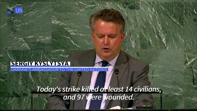 Ukraine denounces Russia as 'terrorist state' at UN meeting