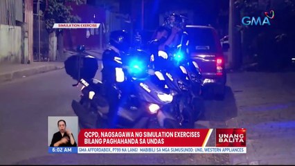 QCPD, nagsagawa ng simulation exercises bilang paghahanda sa Undas | UB