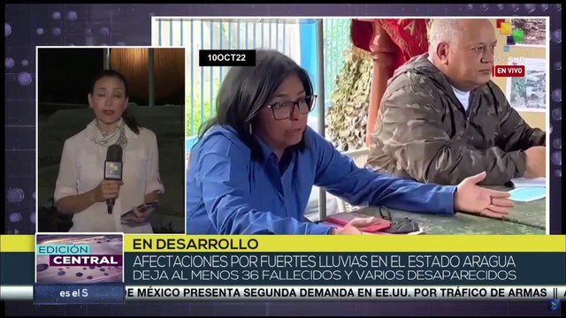 Pdte. Nicolás Maduro visitó región afectada por fuertes lluvias en el estado de Aragua