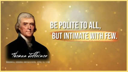 Thomas Jefferson's Inspirational Quotes