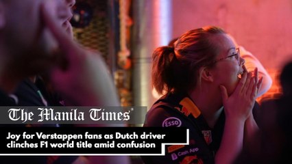 Joy for Verstappen fans as Dutch driver clinches F1 world title amid confusion