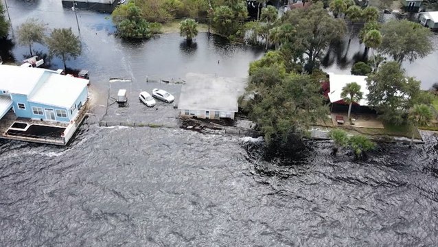 Floodwaters still covering Florida neighborhoods more than a week and a half after Hurricane Ian