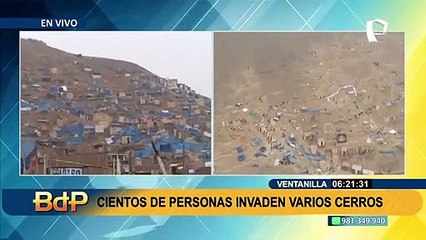 Ventanilla: cientos de personas invaden asentamiento y hasta lotizan cerro