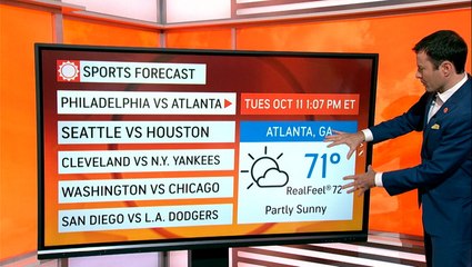 Your midweek sports forecast for mid-October
