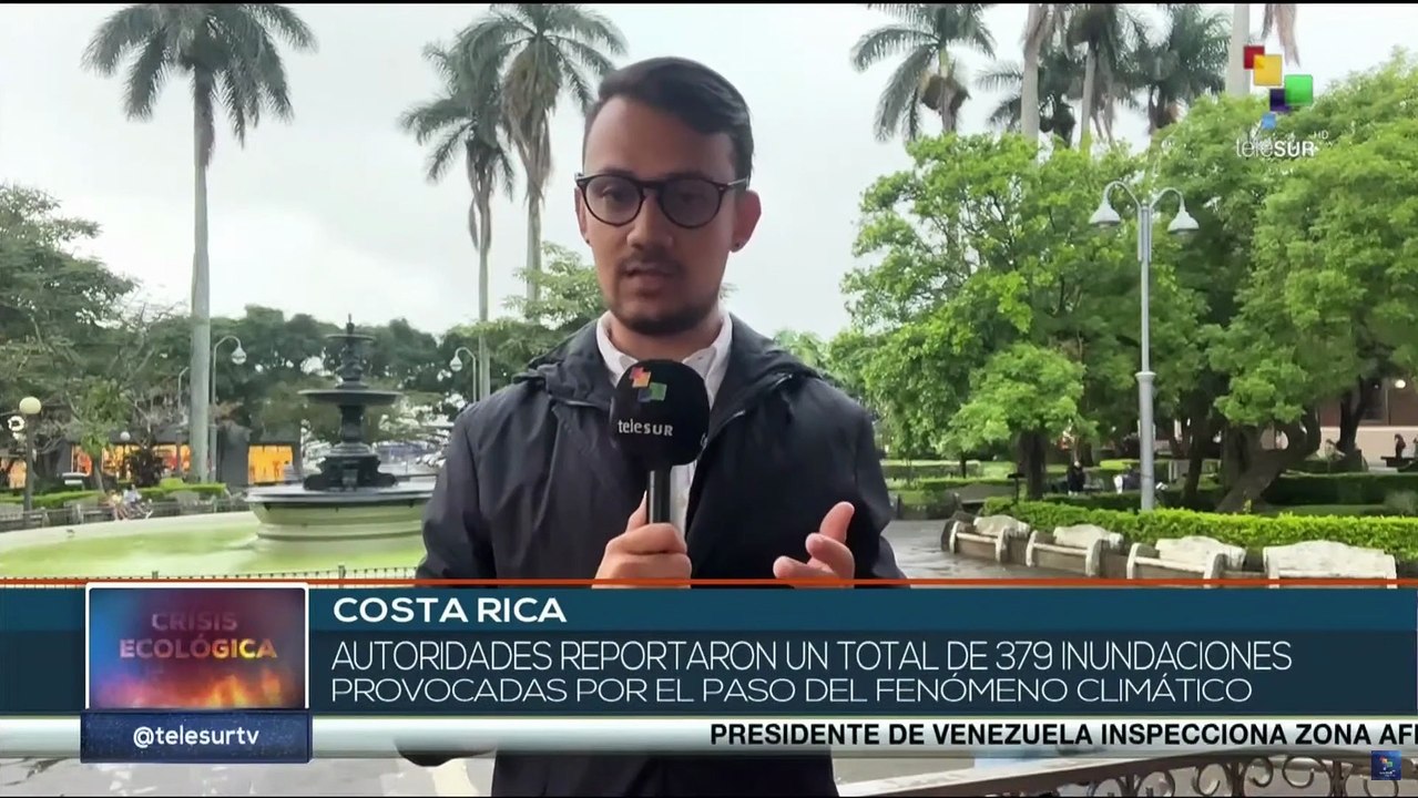 Autoridades de Costa Rica reportan 379 inundaci...