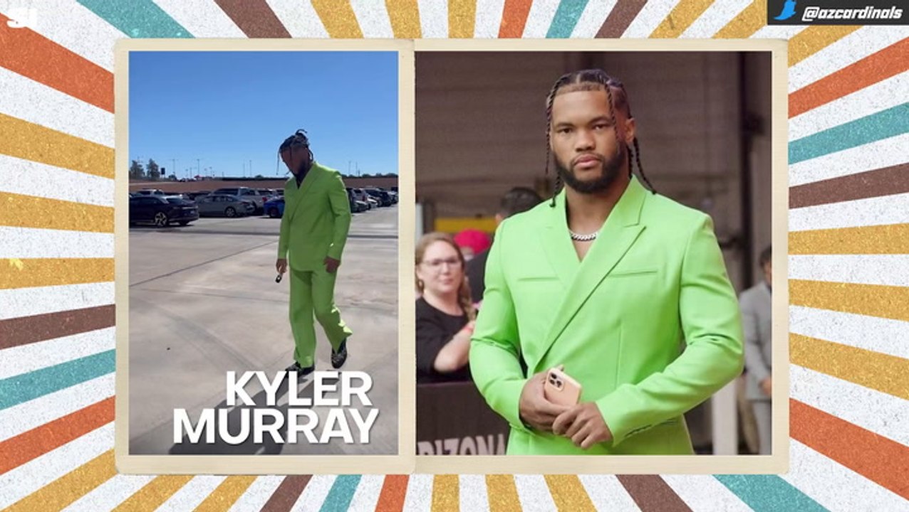 Kyler Murray Turns Heads With Lime Green Pantsuit Fit Check Week 5