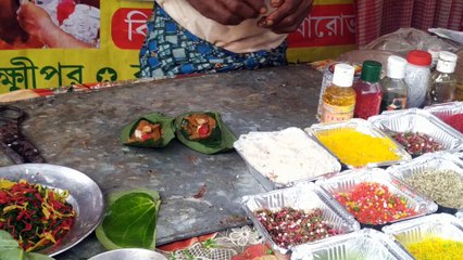 EATING Fire Paan At Kalapahari, Burdwan, West Bengal, India