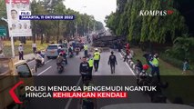 Kecelakaan Truk Tabrak Pembatas Jalur Transjakarta hingga Terguling, Berikut Keterangan Polisi