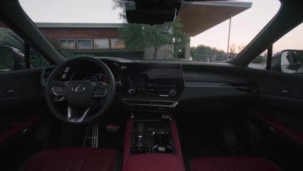 2023 Lexus RX 500h F SPORT Performance AWD Interior Design in Graphite Black