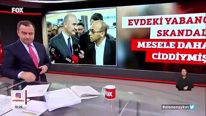 Soylu, muhabirin sorusunu cevaplamak yerine çenesini okşayıp 'canım benim' dedi