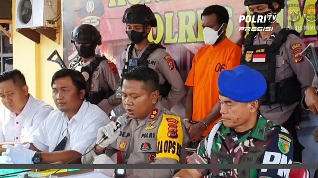 Polres Mimika Rilis Penangkapan Korban Mutilasi