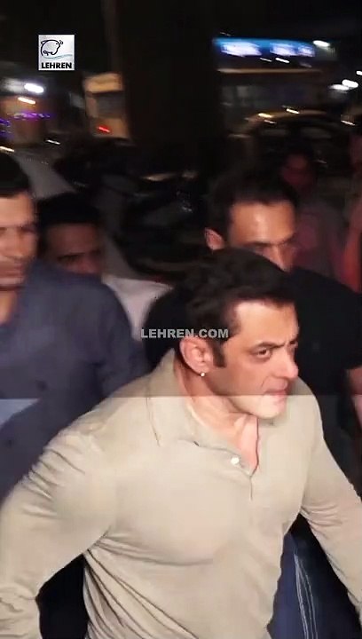सलमान खान टाइट सिक्योरिटी के साथ पहुंचे बर्थडे पार्टी में