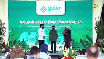 Wapres Apresiasi Kinerja Kementrian Pertanian Saat Peresmian Guler Farm Nature