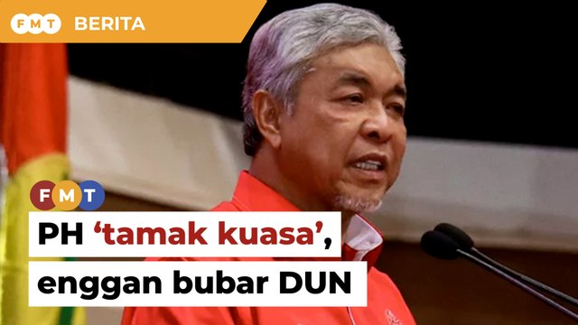 Zahid dakwa PH ‘tamak kuasa’, enggan bubar DUN serentak Parlimen
