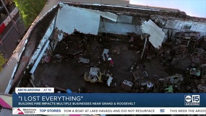 Local businesses destroyed by fire last week