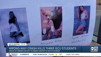 Friends recall last hours spend with three GCU students killed in wrong-way crash