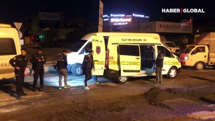 Yol çalışması yapan İBB ekiplerine silahlı saldırı