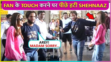 Shehnaaz Gill Gets Awkward After A Fan Gets Close To Her