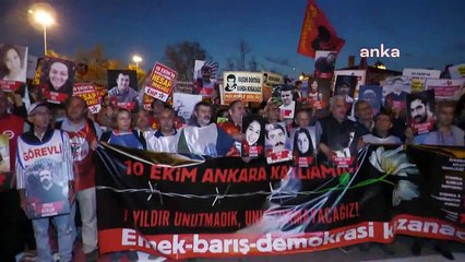 10 Ekim katliamında hayatını kaybedenler İstanbul'da anıldı