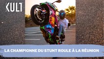 La championne du stunt roule à La Réunion