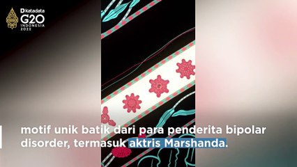 Hari Kesehatan Mental Dunia, Ada Motif Batik dari Gelombang Otak Marshanda