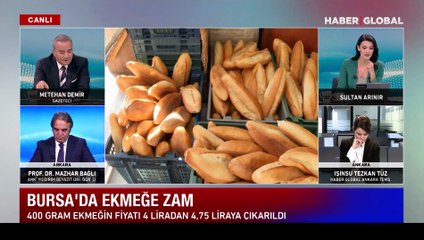 Bursa'da ekmeğe bir zam daha geldi