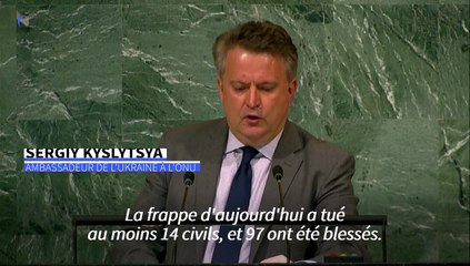 A l'ONU, l'Ukraine accuse la Russie d'être un "Etat terroriste"