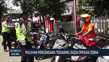 Operasi Zebra Salawaku 2022, 21 Pengendara Ditilang