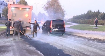 Ümraniye’de yol bakım işçilerine silahlı saldırı