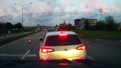 Yol tartışması anayolu ringe çevirdi...Biber gazıyla müdahale gecikmedi