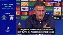 Galtier reveals Messi out of crucial Champions League tie